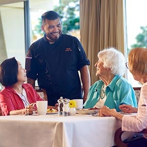 Chef Noe with Residents_SQ Chef Noe with Residents_SQ